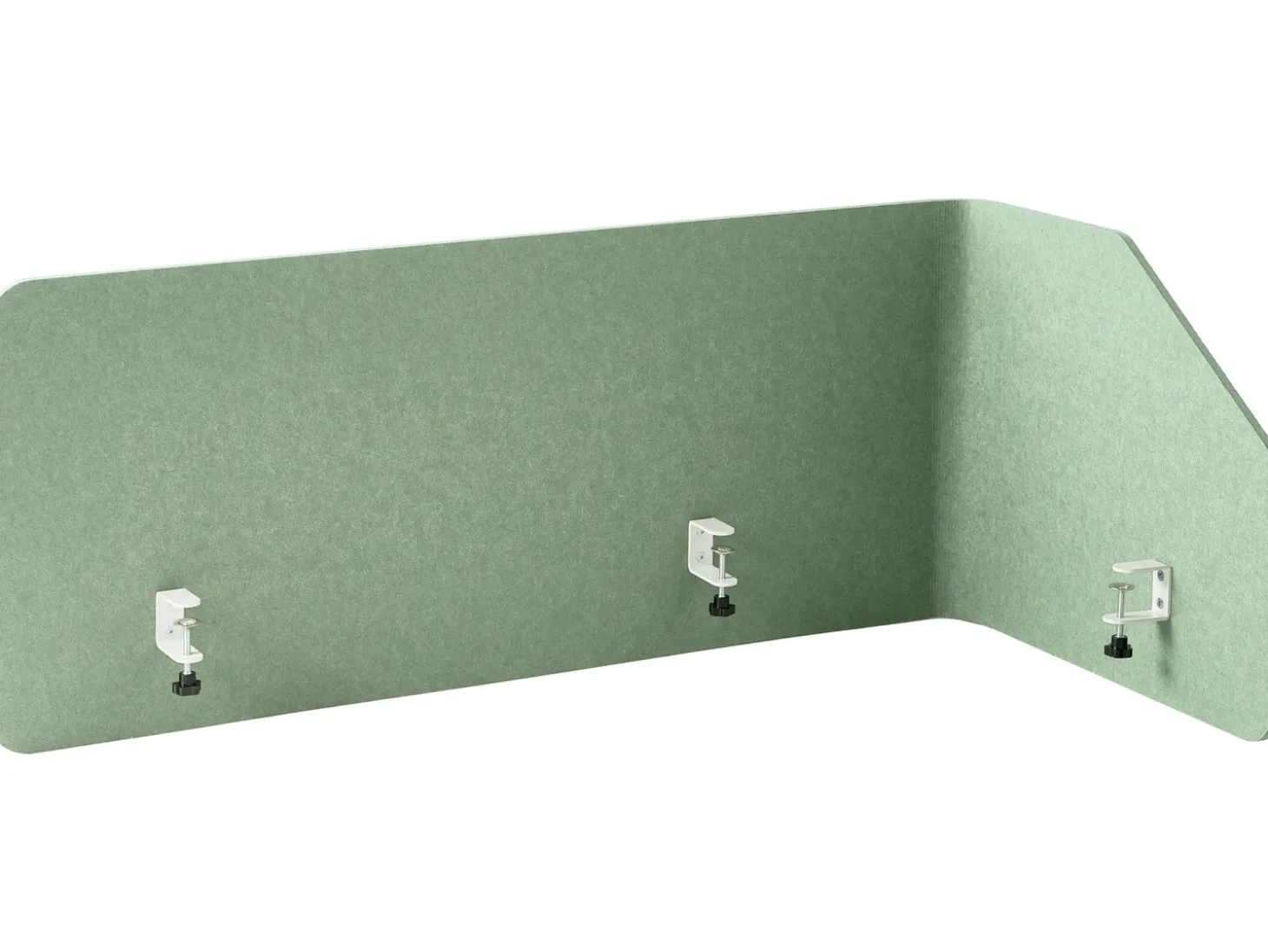 Discount Przegroda na biurko FOLDY 120 x 50 cm Jasnozielony Ścianki Biurowe I Przegrody