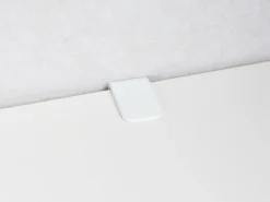 Outlet Przegroda na biurko SOLOA 210 x 61 cm Złamana biel Ścianki Biurowe I Przegrody