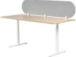 Best Przegroda na biurko SPARKY 180 x 40 cm Jasno Ścianki Biurowe I Przegrody