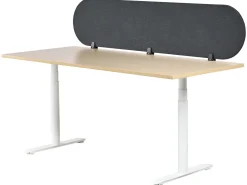 Clearance Przegroda na biurko SPARKY 180 x 40 cm Ciemno Ścianki Biurowe I Przegrody