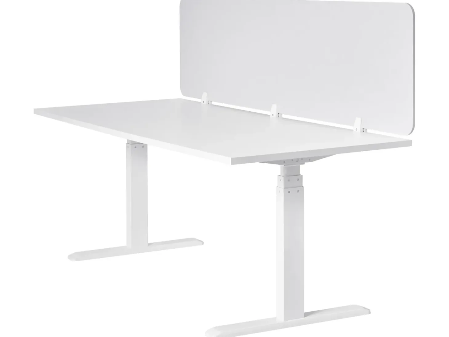 Discount Przegroda na biurko SPLIT 180 x 50 cm Złamana biel Ścianki Biurowe I Przegrody