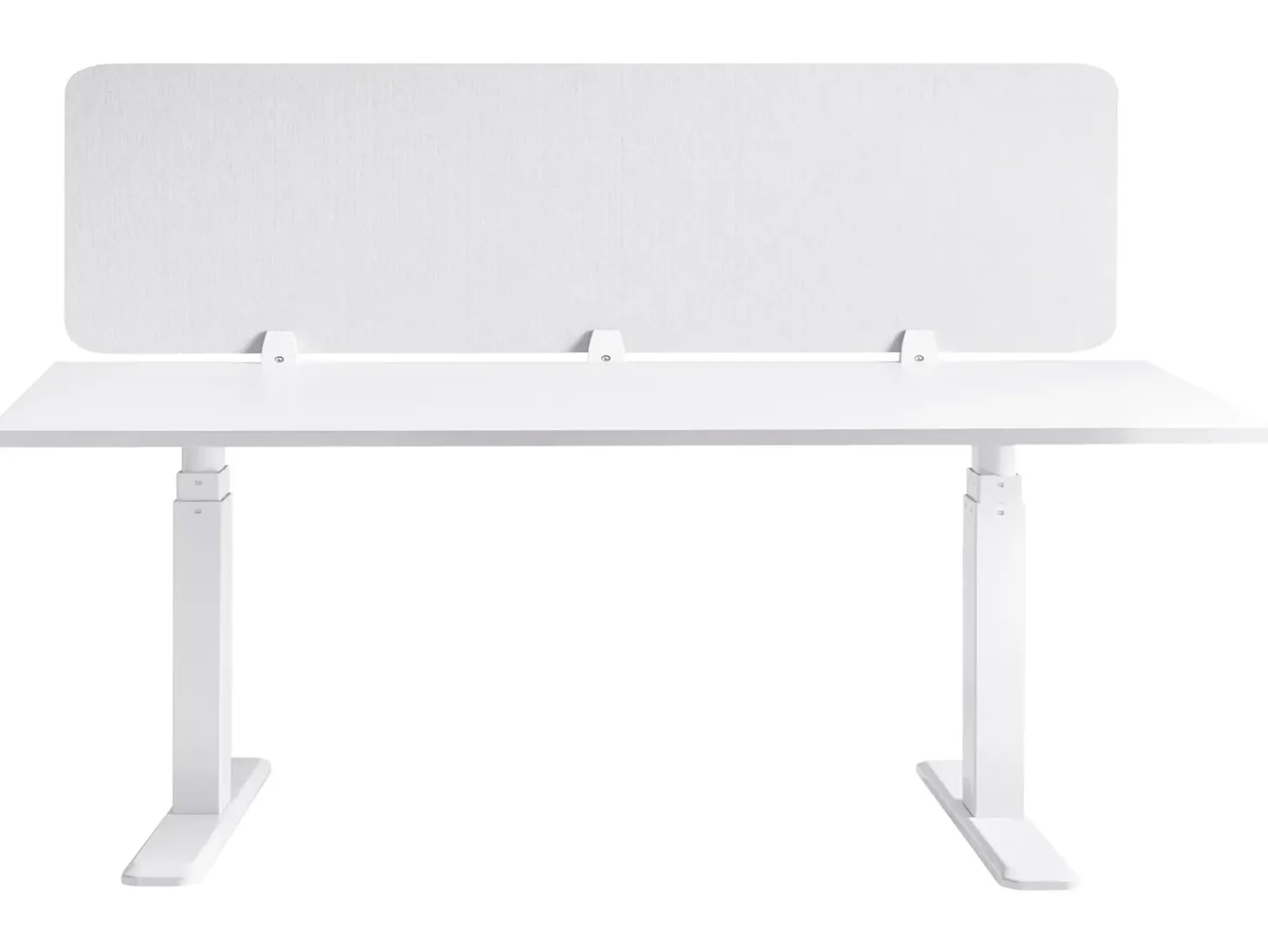 Discount Przegroda na biurko SPLIT 180 x 50 cm Złamana biel Ścianki Biurowe I Przegrody