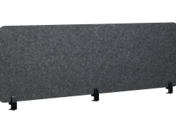 New Przegroda na biurko SPLIT 180 x 50 cm Ciemno Ścianki Biurowe I Przegrody