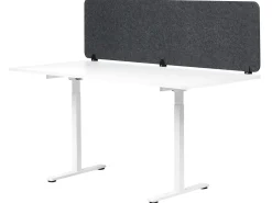 New Przegroda na biurko SPLIT 180 x 50 cm Ciemno Ścianki Biurowe I Przegrody