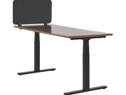 Discount Przegroda na biurko WALLY 160 x 40 cm Ciemno Ścianki Biurowe I Przegrody