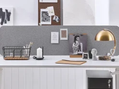 Online Przegroda na biurko WALLY 180 x 40 cm Jasno Ścianki Biurowe I Przegrody