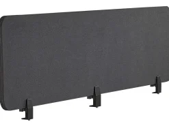 New Przegroda na biurko WALLY 180 x 40 cm Ciemno Ścianki Biurowe I Przegrody