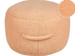 Puf ADLANA Boucle Brzoskwiniowy