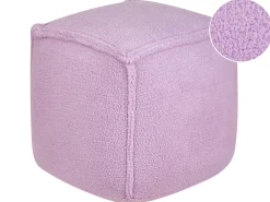 Puf ALIPUR Boucle Fioletowy