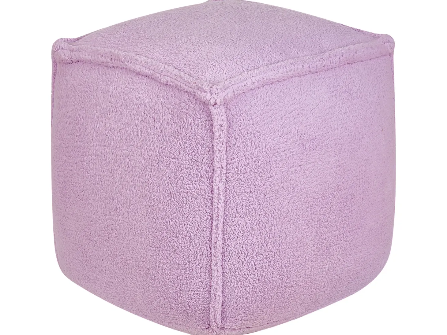 Puf ALIPUR Boucle Fioletowy