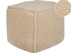 Puf ALIPUR Boucle Jasnobrązowy
