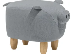 Pufa zwierzak PIGGY Jasnoszary Świnka