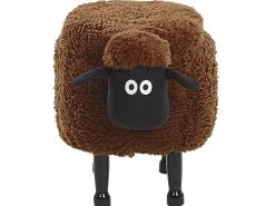 Pufa zwierzak ze schowkiem SHEEP Brązowy Baranek