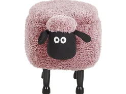Pufa zwierzak ze schowkiem SHEEP Różowy Baranek