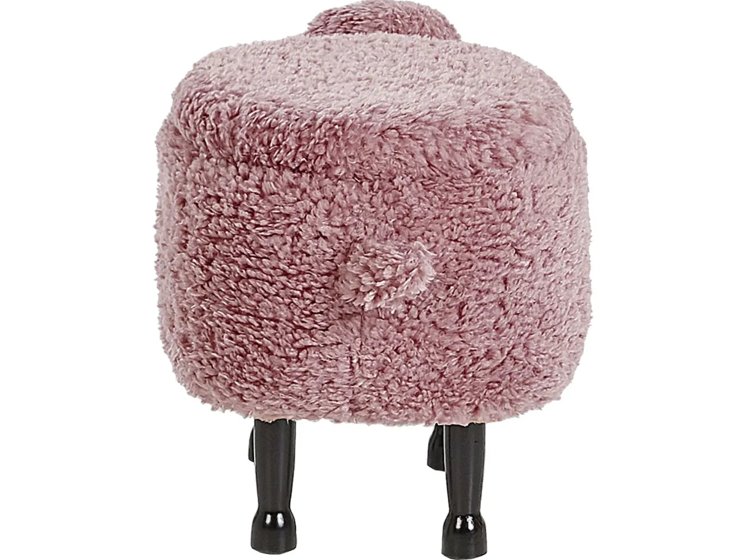 Pufa zwierzak ze schowkiem SHEEP Różowy Baranek