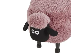 Pufa zwierzak ze schowkiem SHEEP Różowy Baranek
