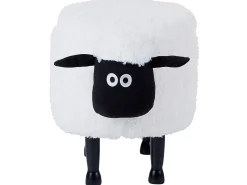 Pufa zwierzak ze schowkiem SHEEP Biały Baranek