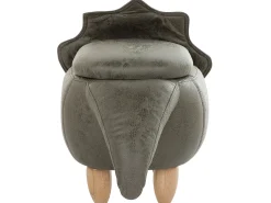 Pufa zwierzak ze schowkiem TRICERATOPS Ciemnozielony Dinozaur