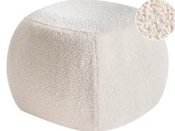 Puf BARRON Boucle Złamana biel