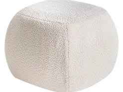 Puf BARRON Boucle Złamana biel
