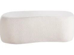Puf BAYARD Boucle Złamana biel