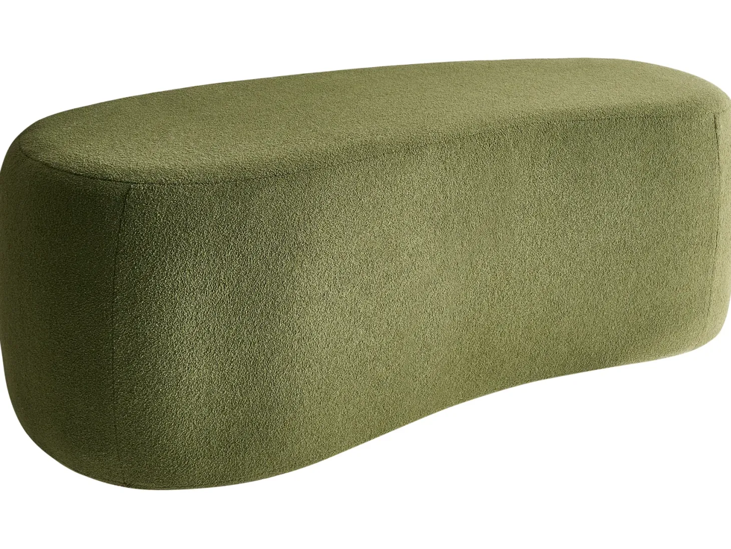 Puf BAYARD Boucle Zielony