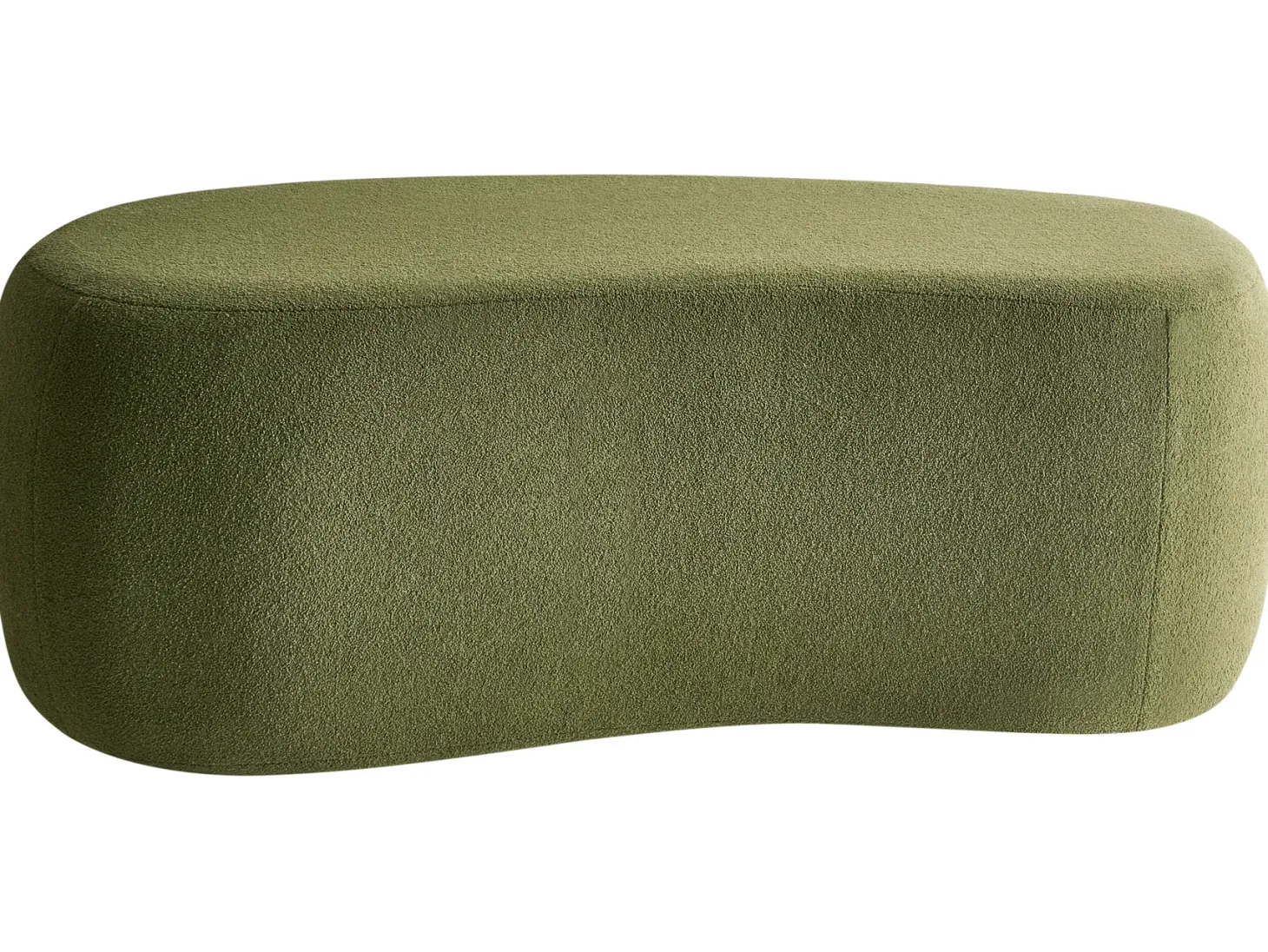Puf BAYARD Boucle Zielony