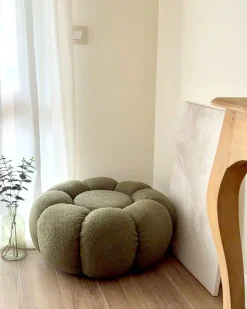 Puf BEAUFORT Boucle Zielony