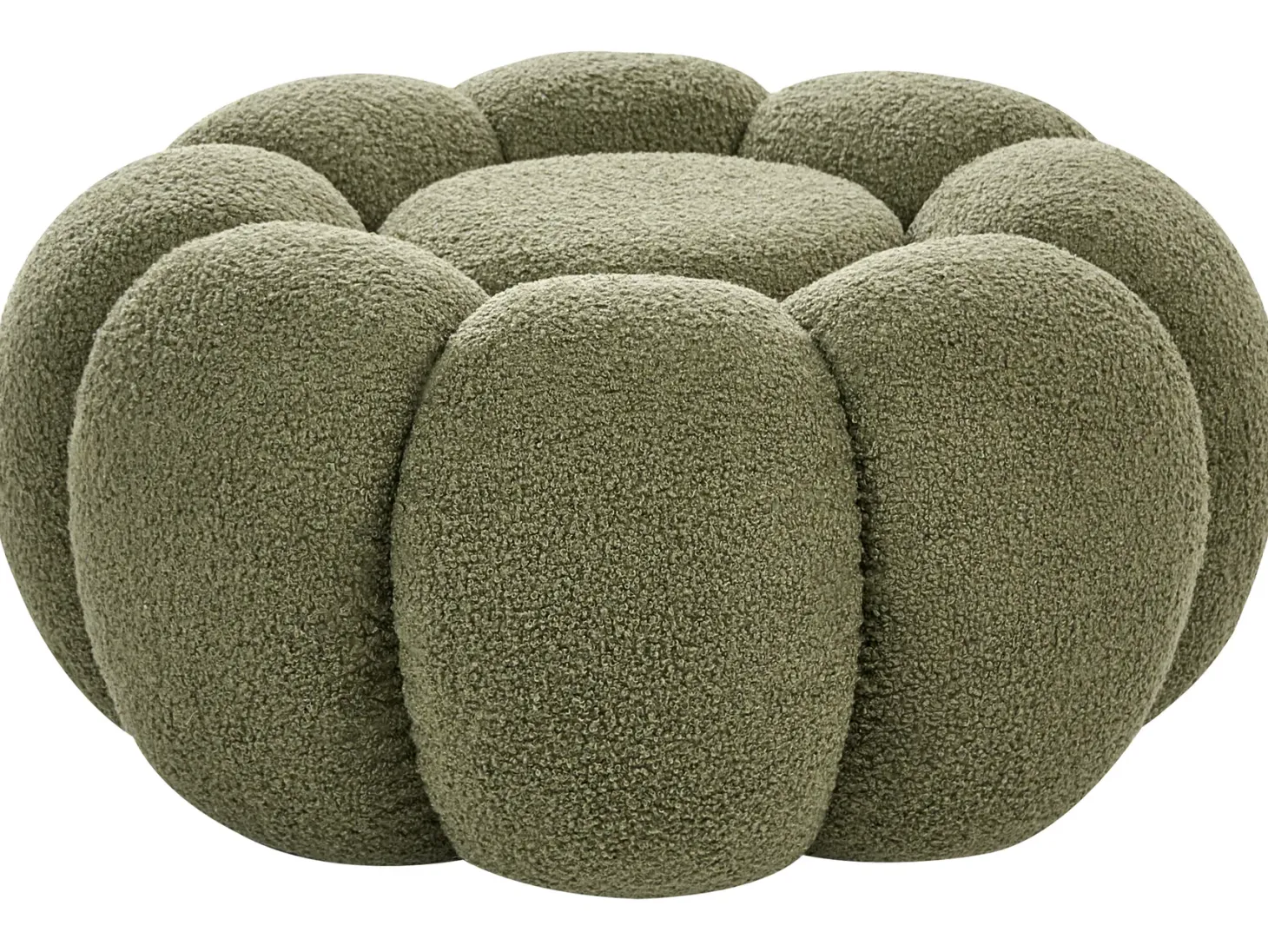 Puf BEAUFORT Boucle Zielony