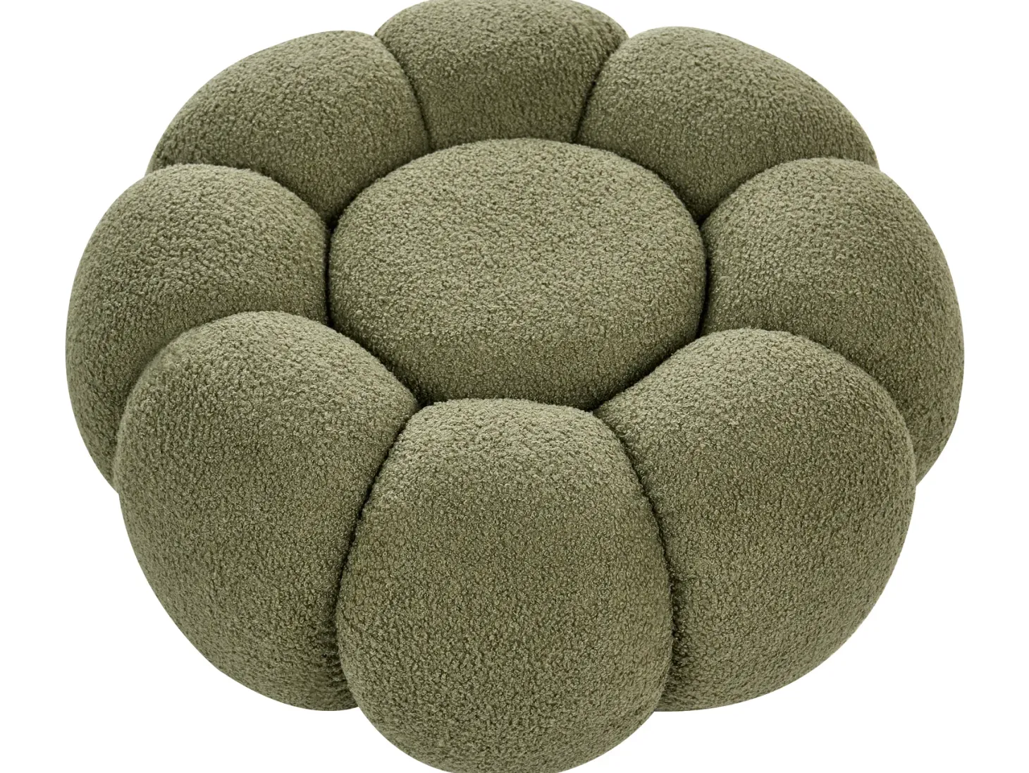 Puf BEAUFORT Boucle Zielony