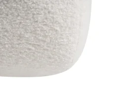 Puf CALIENTE Boucle Złamana biel