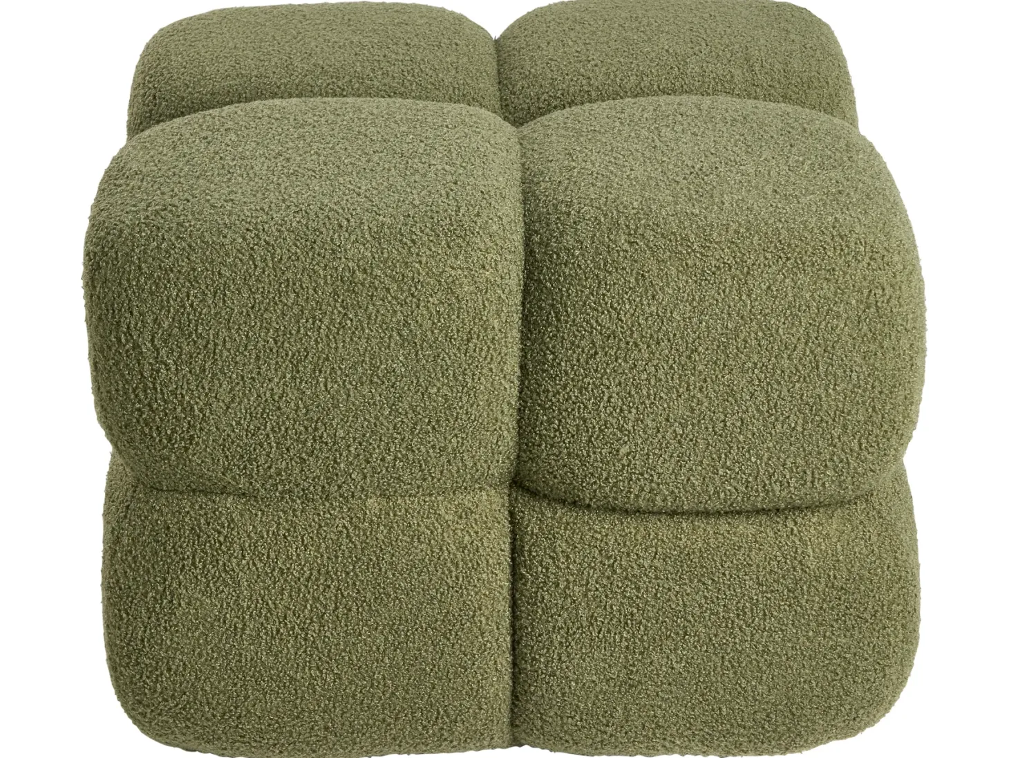 Puf CALIENTE Boucle Zielony