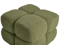 Puf CALIENTE Boucle Zielony
