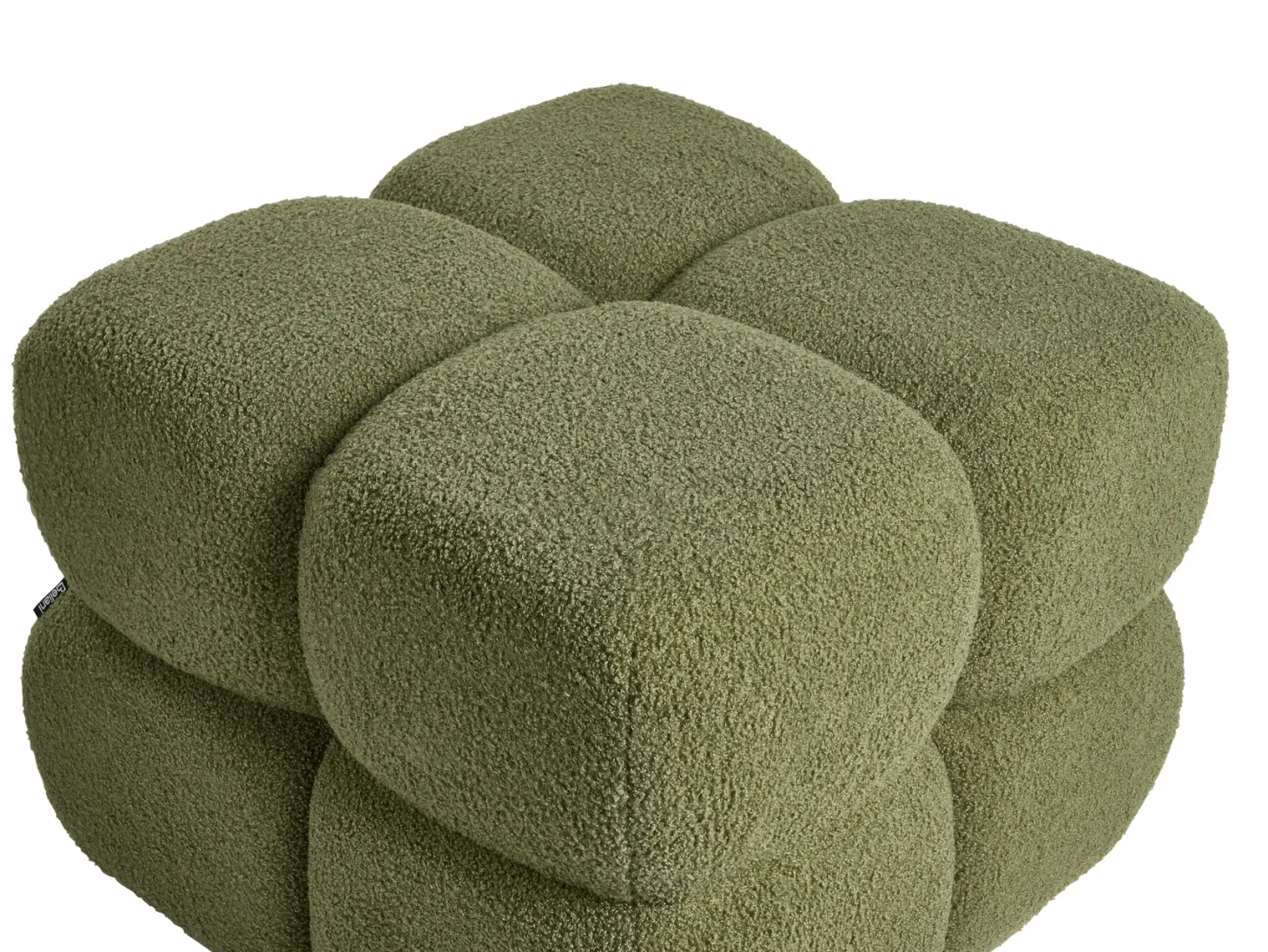 Puf CALIENTE Boucle Zielony
