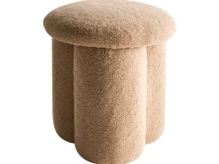 Puf CARRINGTON Boucle Beżowy