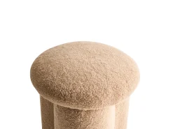 Puf CARRINGTON Boucle Beżowy