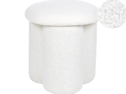 Puf CARRINGTON Boucle Złamana biel