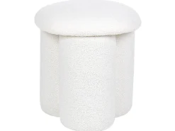 Puf CARRINGTON Boucle Złamana biel