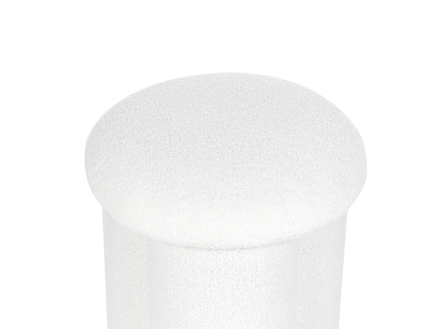 Puf CARRINGTON Boucle Złamana biel