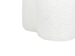 Puf CARRINGTON Boucle Złamana biel
