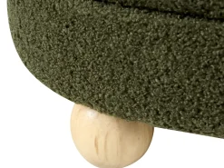 Puf CHILLY Boucle Zielony