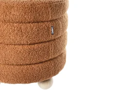Puf CHILLY Boucle Złoty brąz