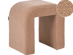 Puf ESTES Boucle Jasnobrązowy