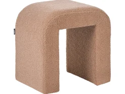 Puf ESTES Boucle Jasnobrązowy