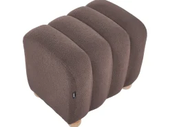 Puf IDYLLWILD Boucle Brązowy