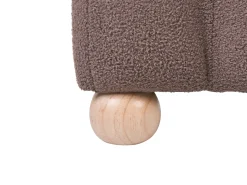 Puf IDYLLWILD Boucle Brązowy
