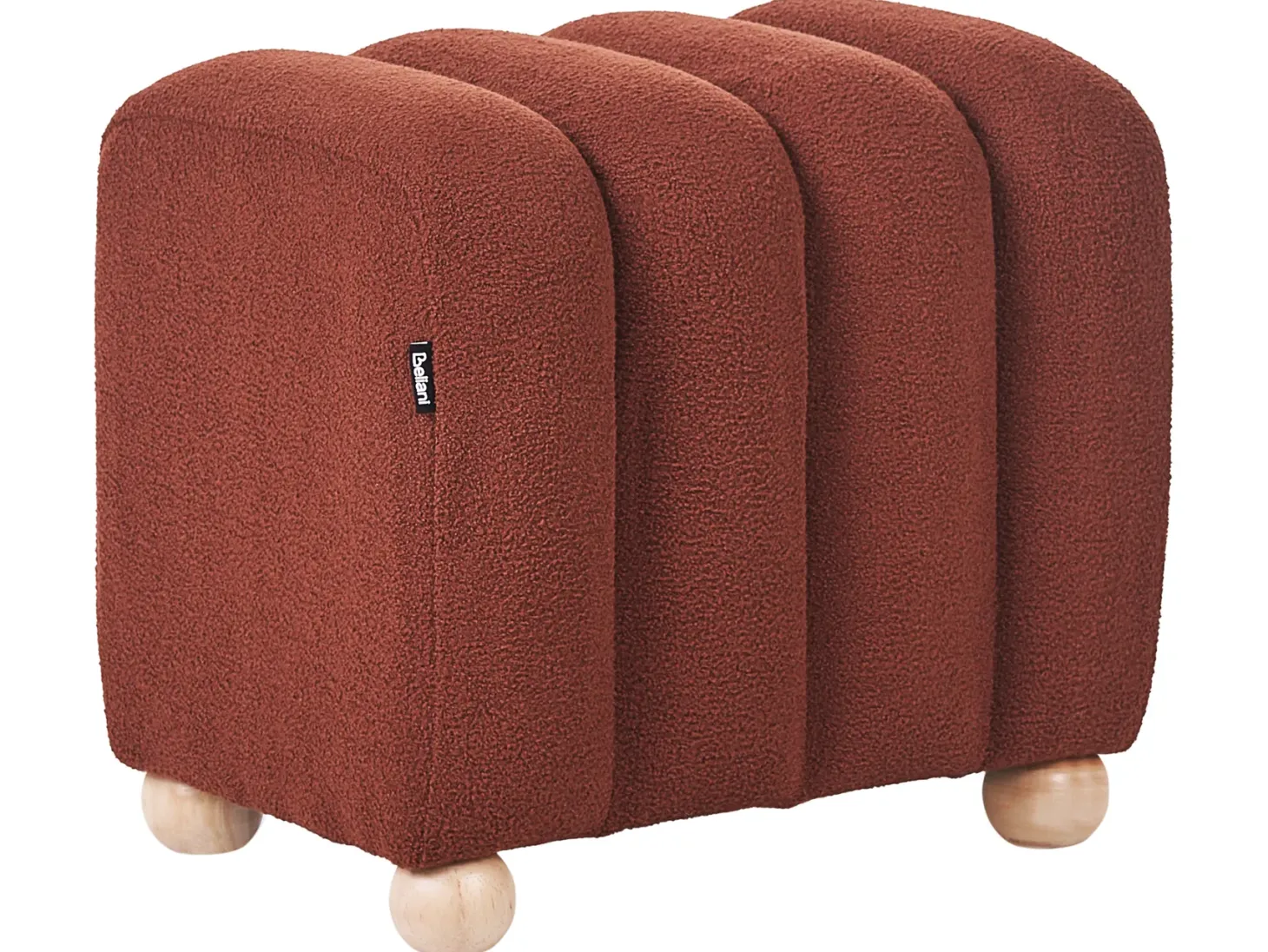 Puf IDYLLWILD Boucle Złoty brąz