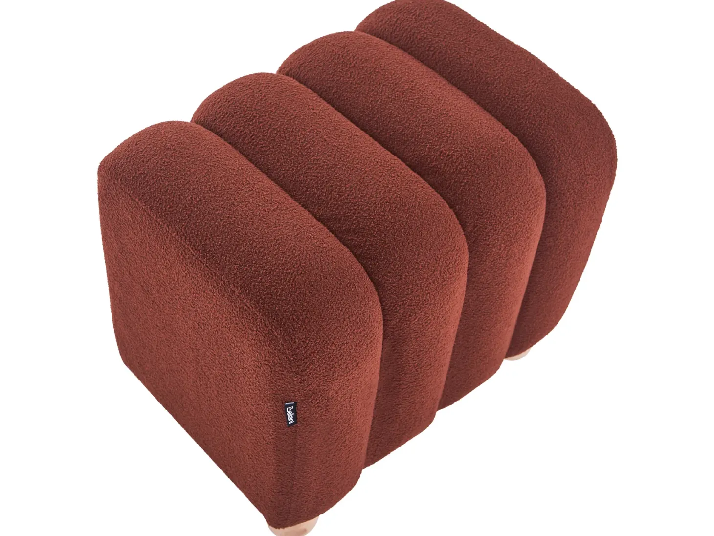 Puf IDYLLWILD Boucle Złoty brąz