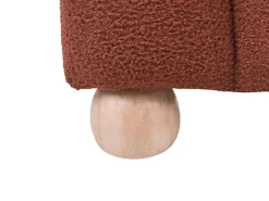 Puf IDYLLWILD Boucle Złoty brąz