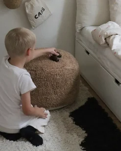 Puf KANDHKOT Bawełna Brązowy